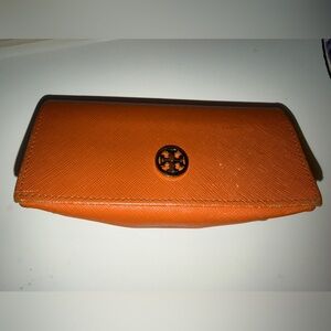 Tory Burch leather sunglasses case